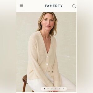 Miramar Linen Cardigan - Summer Sand